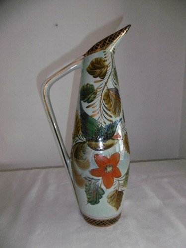 Ancien grand vase oiseau - ancien,